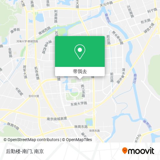后勤楼-南门地图