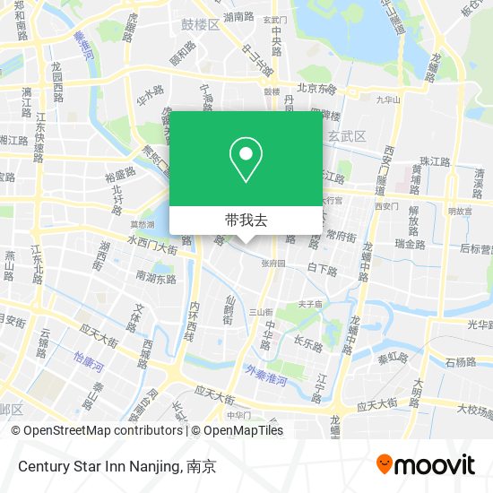 Century Star Inn Nanjing地图