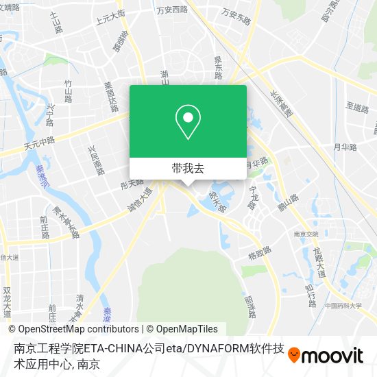 南京工程学院ETA-CHINA公司eta / DYNAFORM软件技术应用中心地图