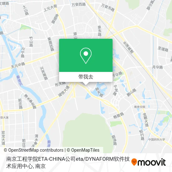 南京工程学院ETA-CHINA公司eta / DYNAFORM软件技术应用中心地图