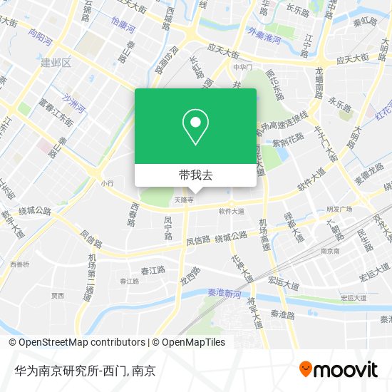 华为南京研究所-西门地图