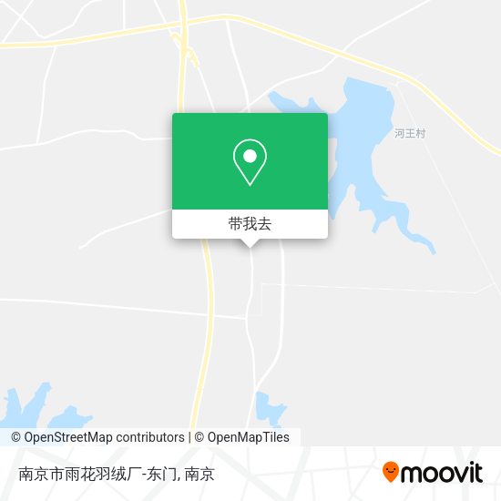南京市雨花羽绒厂-东门地图