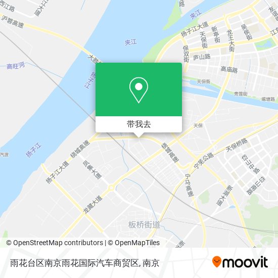 雨花台区南京雨花国际汽车商贸区地图