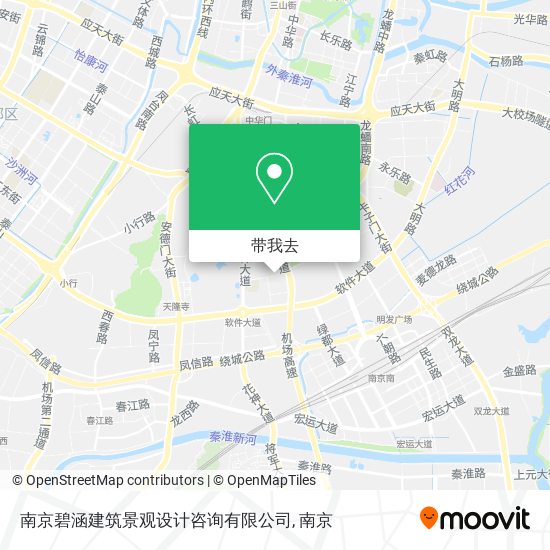 南京碧涵建筑景观设计咨询有限公司地图