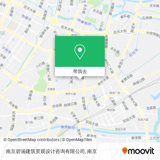 南京碧涵建筑景观设计咨询有限公司地图