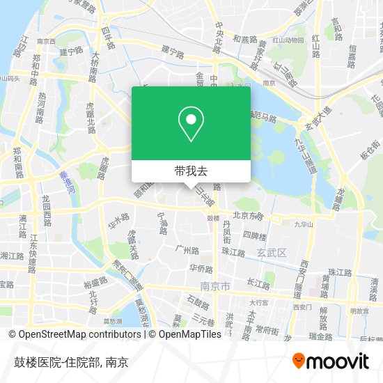 鼓楼医院-住院部地图