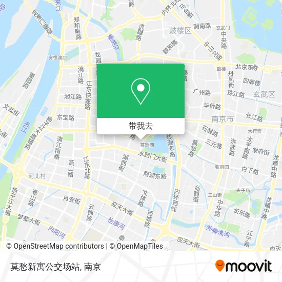 莫愁新寓公交场站地图