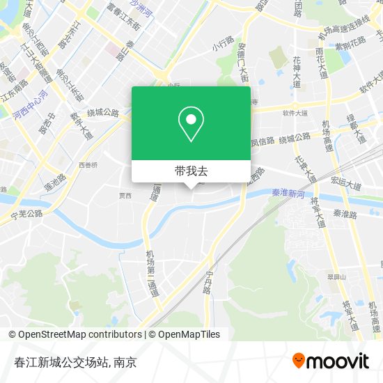 春江新城公交场站地图