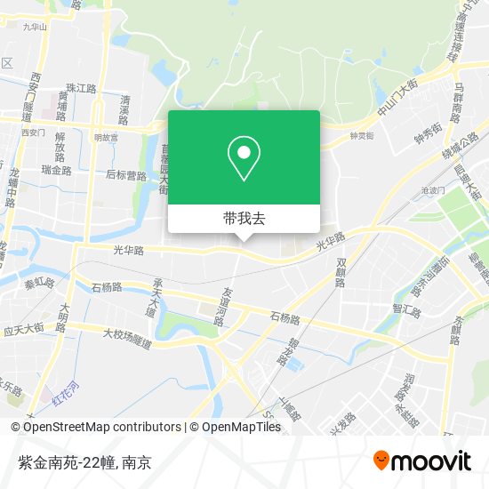 紫金南苑-22幢地图