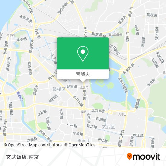 玄武饭店地图