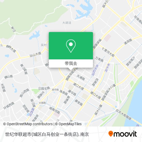 世纪华联超市(城区白马创业一条街店)地图