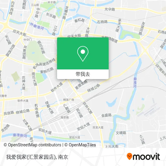 我爱我家(汇景家园店)地图
