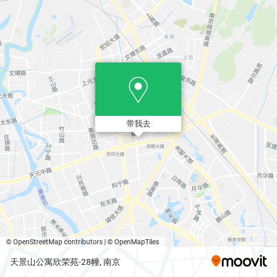 天景山公寓欣荣苑-28幢地图