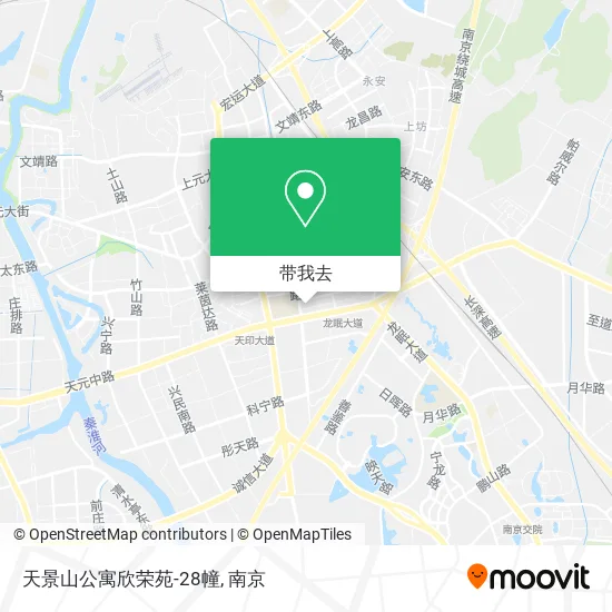天景山公寓欣荣苑-28幢地图
