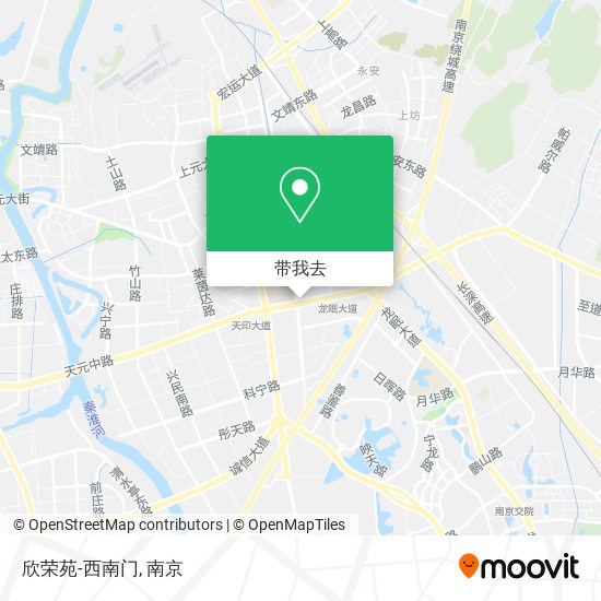 欣荣苑-西南门地图