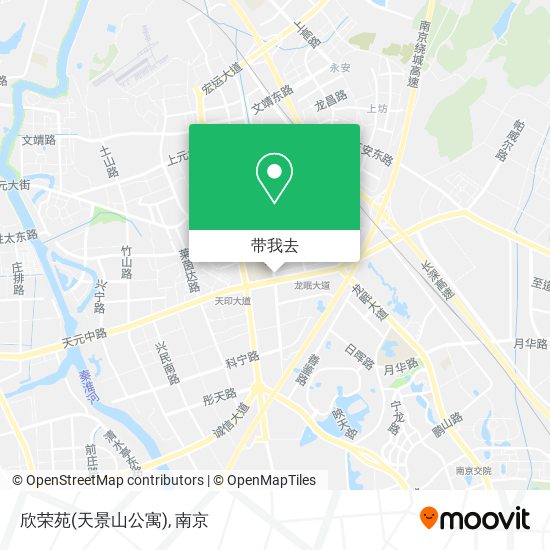 欣荣苑(天景山公寓)地图
