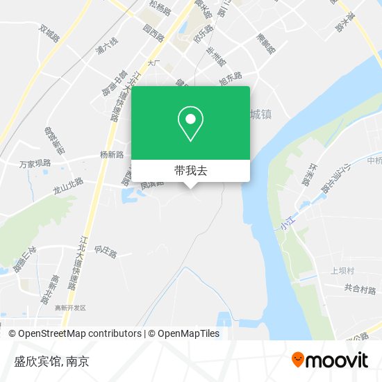 盛欣宾馆地图