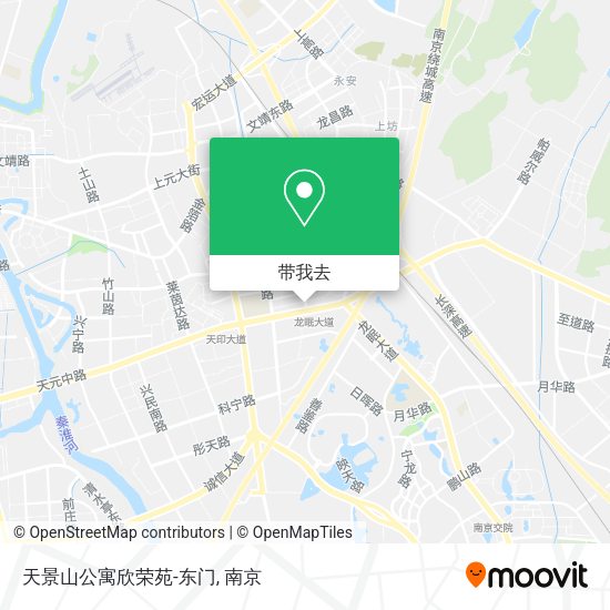 天景山公寓欣荣苑-东门地图