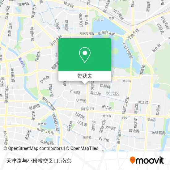 天津路与小粉桥交叉口地图