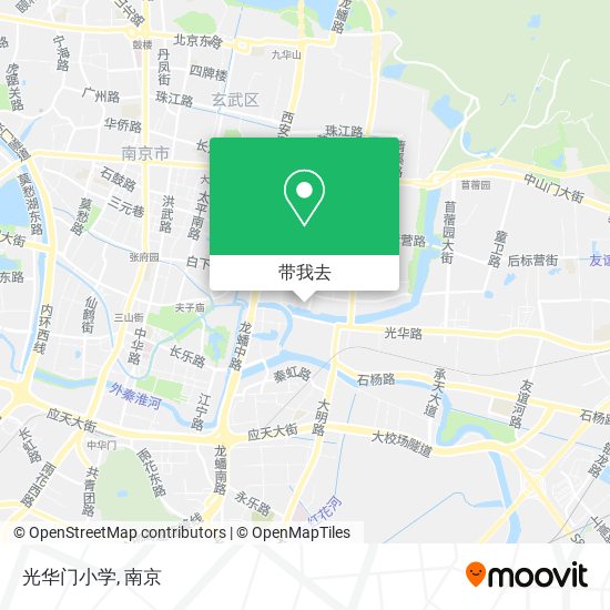 光华门小学地图