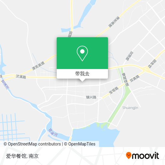 爱华餐馆地图