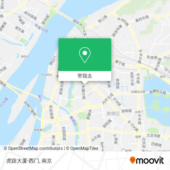 虎踞大厦-西门地图