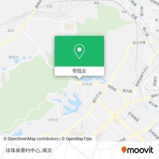 珍珠泉垂钓中心地图