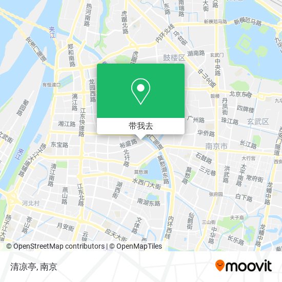 清凉亭地图