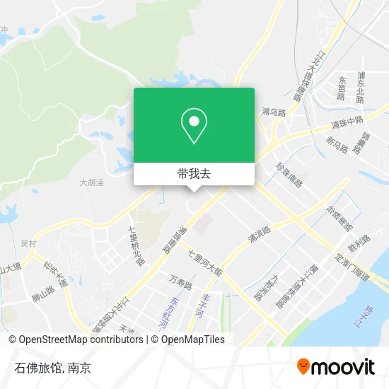 石佛旅馆地图