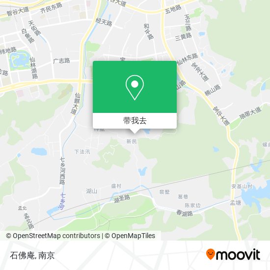 石佛庵地图