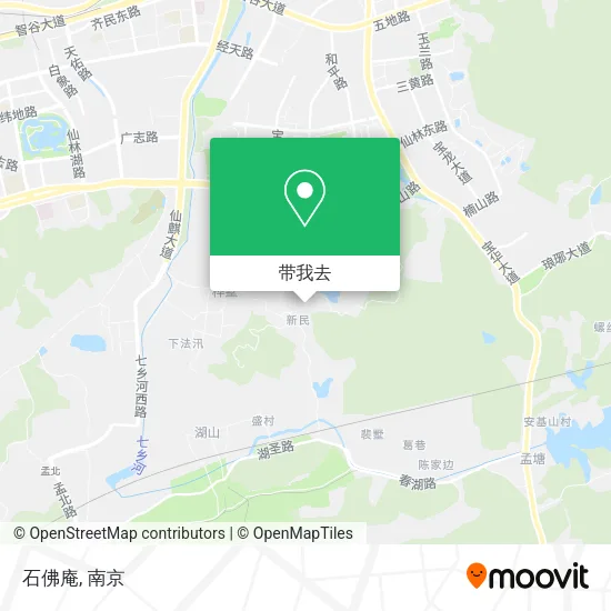 石佛庵地图
