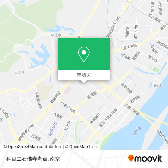 科目二石佛寺考点地图