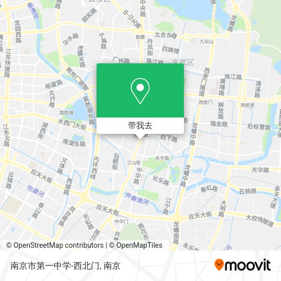 南京市第一中学-西北门地图