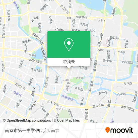 南京市第一中学-西北门地图