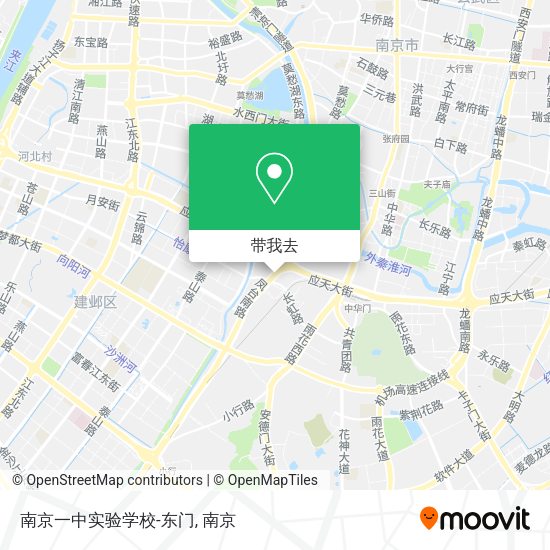 南京一中实验学校-东门地图