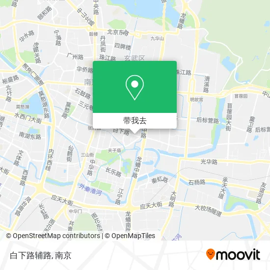 白下路辅路地图