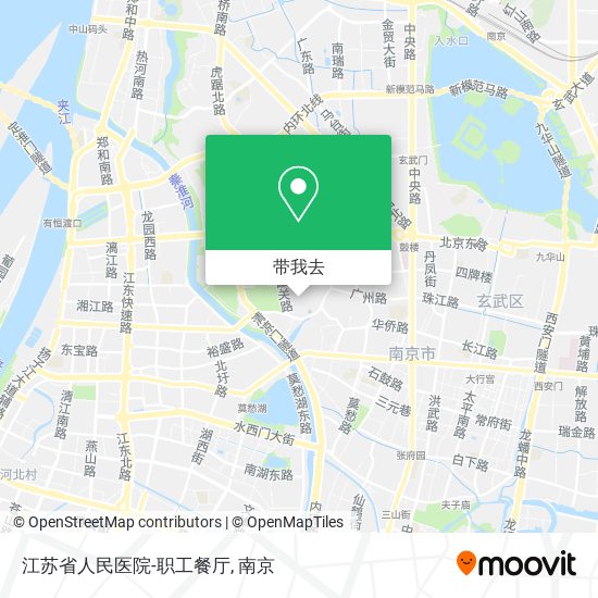 江苏省人民医院-职工餐厅地图