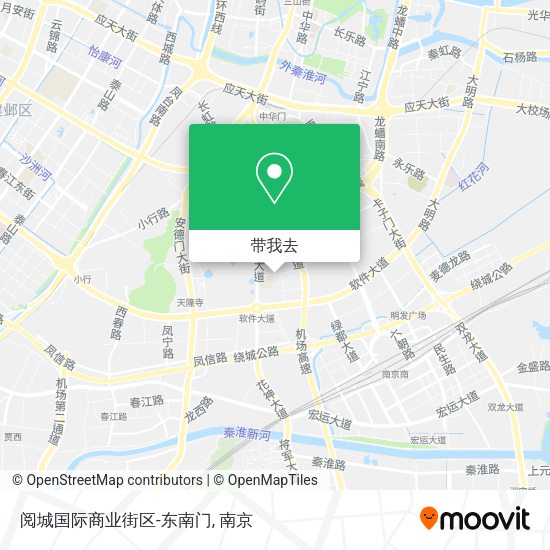 阅城国际商业街区-东南门地图
