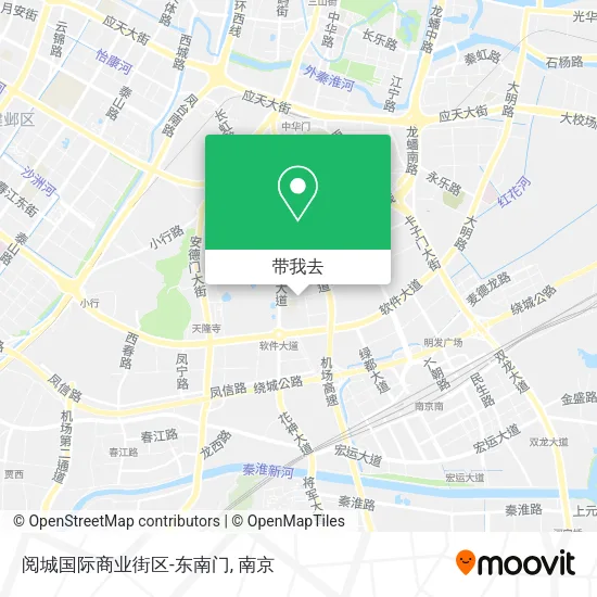 阅城国际商业街区-东南门地图