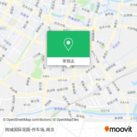 阅城国际花园-停车场地图