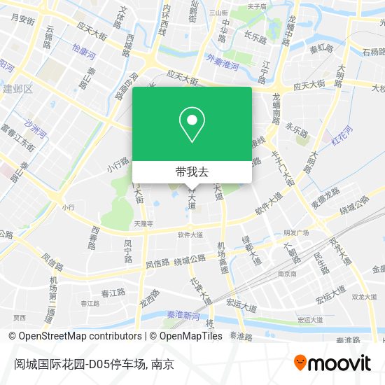 阅城国际花园-D05停车场地图