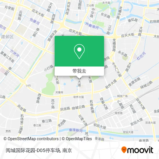 阅城国际花园-D05停车场地图
