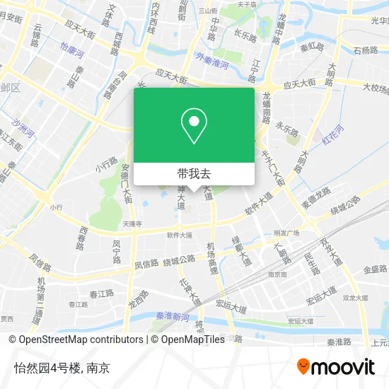 怡然园4号楼地图