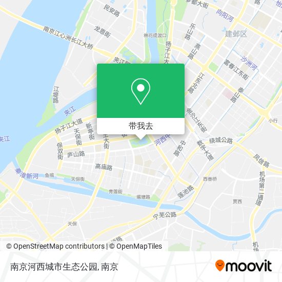 南京河西城市生态公园地图
