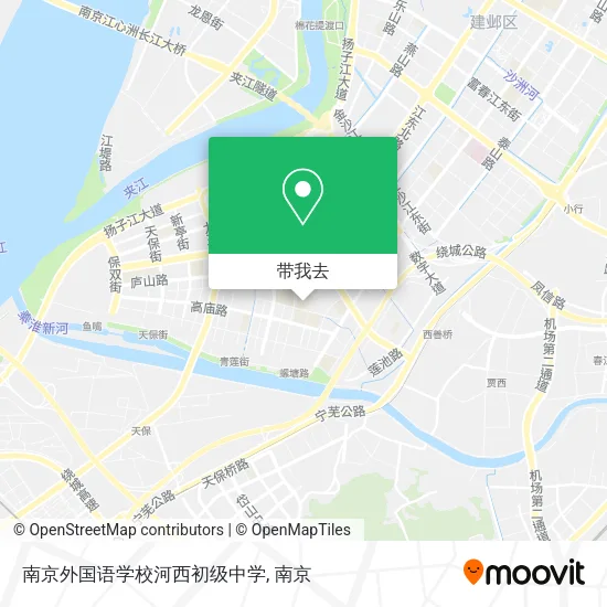 南京外国语学校河西初级中学地图