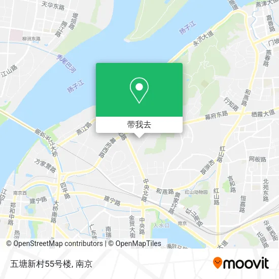 五塘新村55号楼地图
