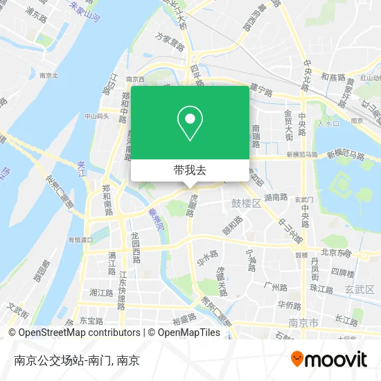 南京公交场站-南门地图