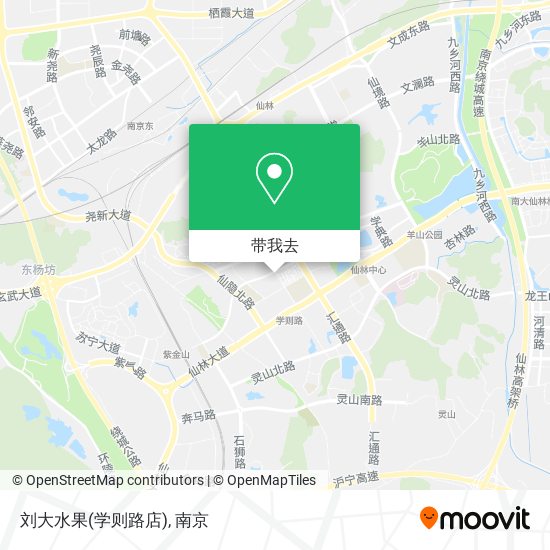 刘大水果(学则路店)地图