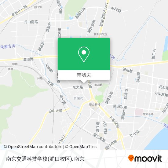 南京交通科技学校(浦口校区)地图