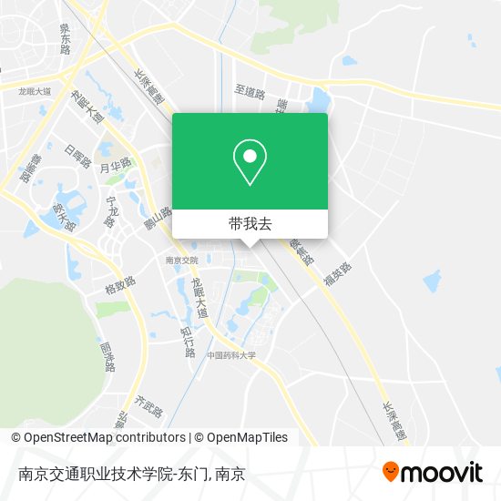 南京交通职业技术学院-东门地图